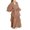 Khaki, variant on Otqutp Girls Halterneck Layer Chiffon Dress A-Line Swing Muslim Dresses for Teens 𝗥uffle 𝗧iered Elegant 𝗗ubai Prayer Abayas