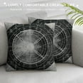 thumbnail image 3 of PRATYUS Geometric Sun Moon Throw Pillow Covers for Bed Sofa, Gold Eye Print Pillow Covers, Boho Celestial Geometry Decorative Pillow Covers, Bohemian Style Cushion Covers Bedroom Decor, White, 3 of 5
