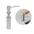 thumbnail image 2 of Stylish 240ml Brushed Stainless Steel Soap Dispenser S-01S, 2 of 9