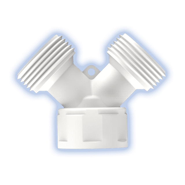 Cople Yee Fleximatic para manguera y lavadora de resina acetal