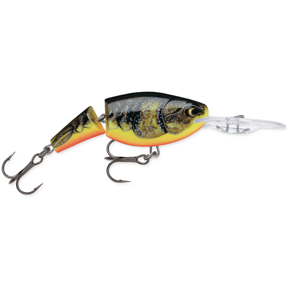 (2 pack) Rapala Jointed Shad Rap 04 Silver Shad Fishing Lure - 1.5 inch, 3/16 oz
