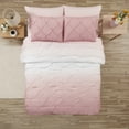 thumbnail image 5 of Sweet Home Collection Loralie Ombre Pintuck BIAB Twin Blush, 5 of 6
