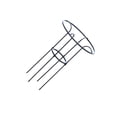 thumbnail image 2 of QualitChoice Plant Climbing Support Trellis 70 cm Iron Pipe Plastic Tomato Cage, 2 of 6