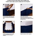 thumbnail image 3 of Falda de cama Utopia Bedding elástica de microfibra King Navy, 3 of 6