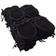 thumbnail image 2 of Bolsas de Regalo VelvtyBlack 20Pzas Negro 7x9cm Terciopelo Bolsa en Forma de Calabaza., 2 of 3