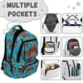 thumbnail image 7 of Pzuqiu Cute Dachshund Print 17 Inch Kids Backpacks Large Capacity School Bookbags with Padded Straps Multiple Zipper Pockets Lightweight School Bags for Teens Students Age 6-18, 7 of 7
