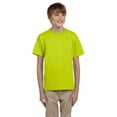 thumbnail image 2 of The Gildan Youth Ultra Cotton 6 oz T-Shirt - SAFETY GREEN - S, 2 of 4