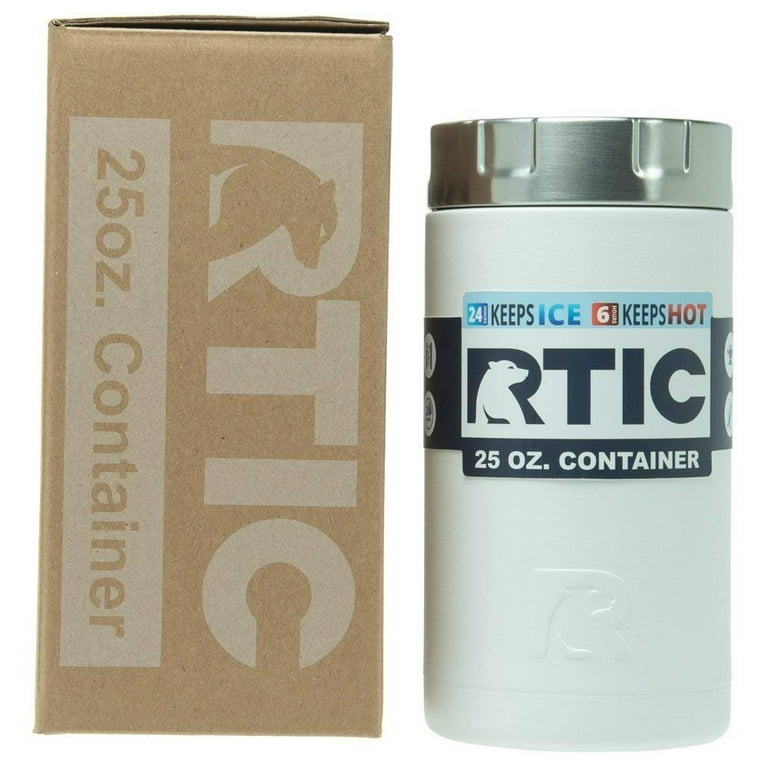 RTIC Double Wall Vacuum Insulated Food Container Chalk Matte 25oz