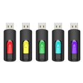 thumbnail image 1 of Unidad flash USB Aiibe de 128 GB, tarjetas de memoria USB 2.0, paquete de 5, 1 of 7