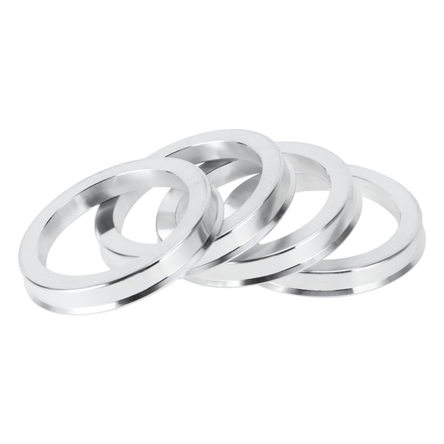 Anillos Centradores de Rueda Unique Bargains, 57.1mm ID a 73.1mm OD, 4 Pcs de Aleación de Aluminio