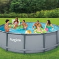 Funsicle 14ft Round Oasis Above Ground Pool with SkimmerPlus Filter