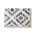 thumbnail image 6 of Novelle Home Meridian Grey Diamond Distressed Rug, 6 of 10