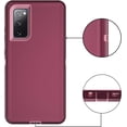 thumbnail image 4 of for Samsung Galaxy S20 FE Case 5G Protective Case Shockproof Drop Protection Full Body Rugged Heavy Duty Case Tough 3 in 1 Case for Samsung Galaxy S20 FE 5G Purple Pink, 4 of 4