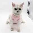 thumbnail image 4 of CNKOO Pets Cat Kitten Recovery Weaning Suit Breathable Elastic Soft Clothes Vest Coat, 4 of 10