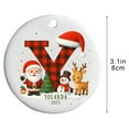 thumbnail image 3 of Adornos Navideños Acrílicos de 26 Letras | Decoraciones Colgantes Navideñas Personalizadas | Colgantes Del Alfabeto Ligeros y Duraderos | Decoración Navideña para El Hogar y La Oficina | Corona para, 3 of 6