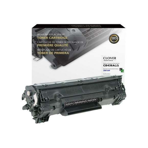 Clover Imaging Group - Extended Yield - black - compatible - toner cartridge (alternative for: HP 36A, HP CB436A, Troy 02-81400-001) - for HP LaserJet P1505, P1505n
