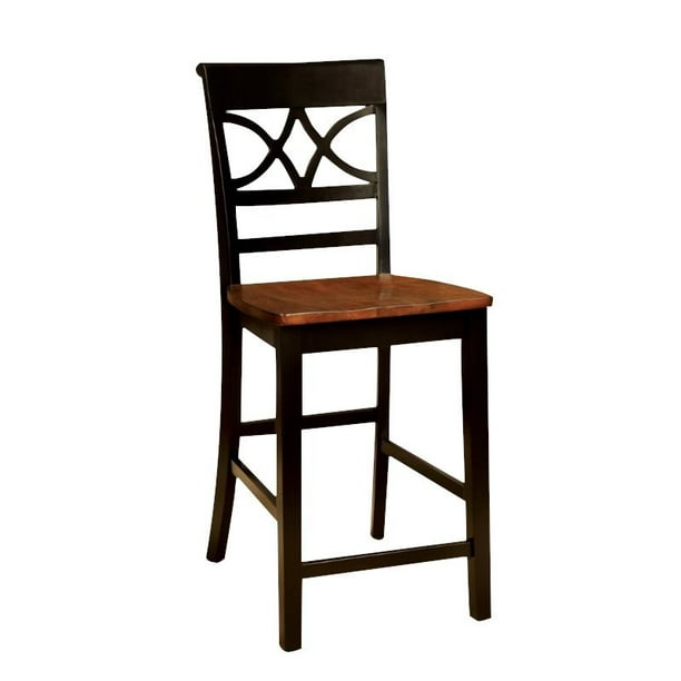 Furniture Of America Maxey Wood 24 Inch, 24 Inch Wood Counter Stools