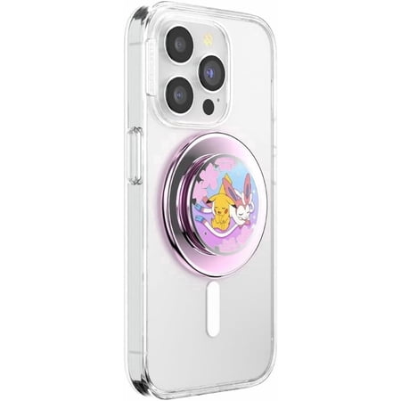 PopSockets Phone Grip for MagSafe, Magnetic Holder, Phone Stand, Pokemon - Sakura Dreams