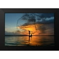 thumbnail image 2 of Whanset, Saravut 14x11 Black Modern Framed Museum Art Print Titled - Nets In Sunset, 2 of 5