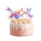 thumbnail image 1 of 11 piezas de purpurina mariposa cupcake Girl Top pastel de feliz cumpleaños para mujer decoración de fiesta, 1 of 5