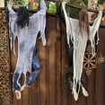 thumbnail image 4 of Advancent Decoración de escalada de Halloween, tamaño humano, adorno de pared para gatear aterrador para el hogar, Patio, porche, Bar, Club, colgante Kits de decoración para fiestas pelo blanco Advancent HA007502-01B, 4 of 6