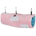thumbnail image 2 of Soft Plush Hamster Tunnelwith Multifunction Sleeping Bag for Small Pet Rest and Play, Easy to Install, 2 of 7