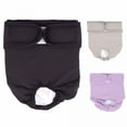 thumbnail image 3 of TELOLY Dog Diapers Washable & Reusable Female and Male Dog Diapers Materials Durable Machine Washable Solution for Pet Incontinence and Long Travels, Grey, L, 3 of 7