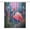 HUANG, variant on Flamingo Flower Tropical Shower Curtain Bathtub Decor Bathroom Fabric Waterproof Curtains Shower
