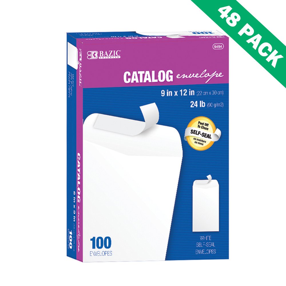 White Envelopes, Catalog 9x12 Selfseal Envelopes Mailing (100/box