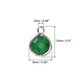 thumbnail image 2 of Crystal Birthstone Charm May Pendant Drop Beads Green for Jewelry Making, Bracelets, Pack of 10, 2 of 6
