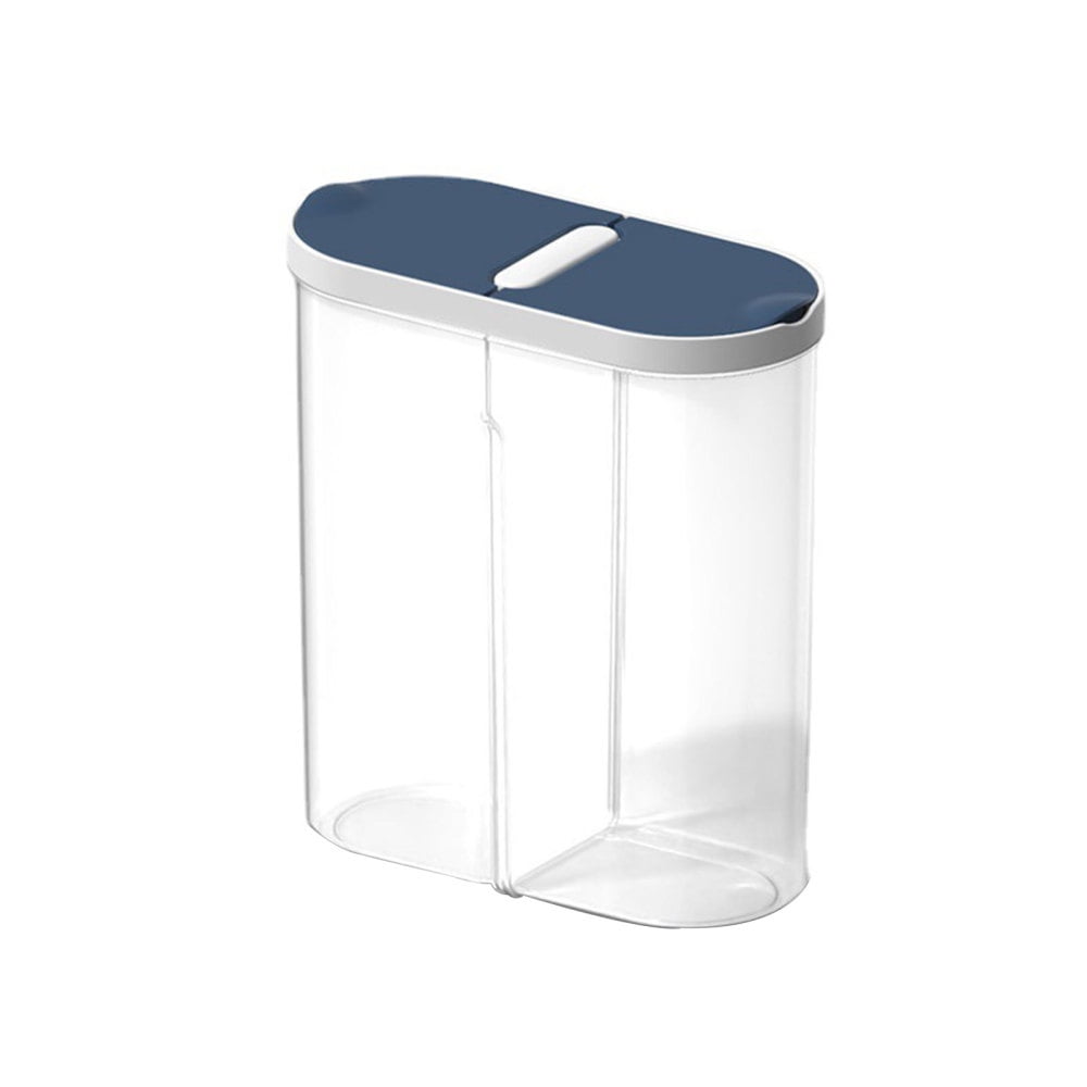 Clear Rice Dispenser Container Dispenser with Removable Partition Board ...