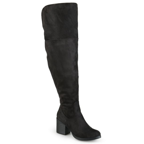 pointed toe wide calf boots