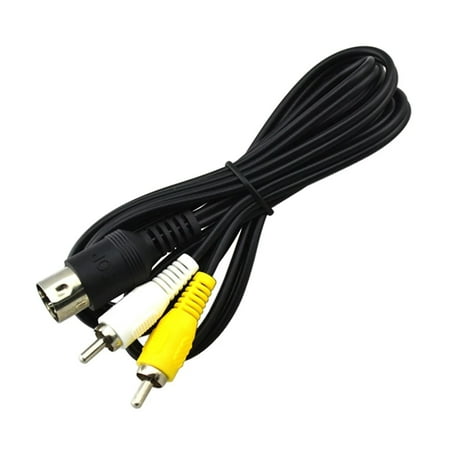 

Audios Video AV-Cable Wire Adapter to RCA-TV Connection Cord for SEGA Mega Drive 1
