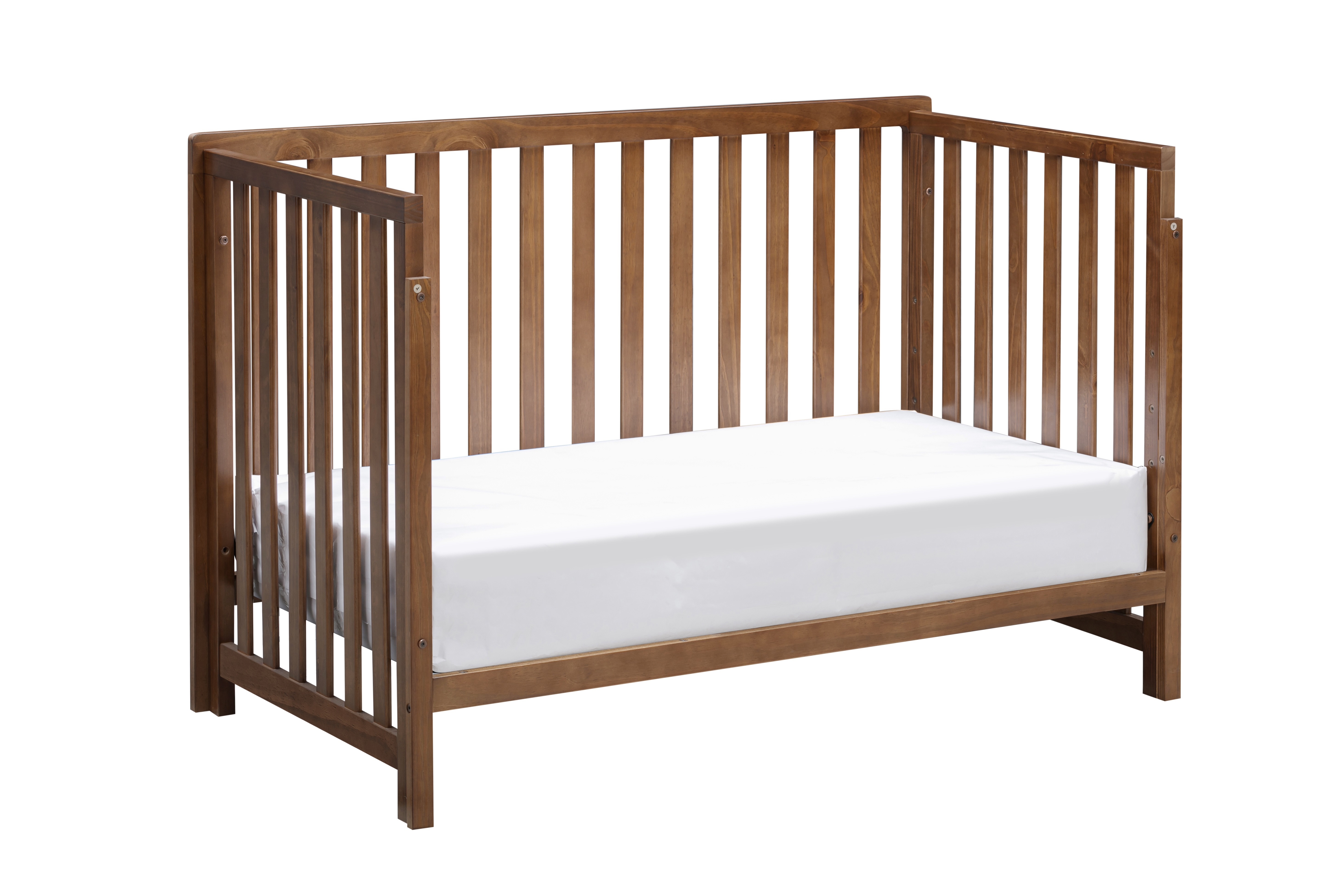Suite Bebe Reign 4-in-1 Island Crib in Walnut