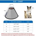 thumbnail image 3 of American Flag Soft Cat Dog Recovery Collar Adjustable Cat Cone Wound Healing Protective After Surgery for Large/Medium/Small Dogs Cat, 3 of 7