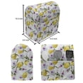 thumbnail image 4 of Spring Stand Mixer Cover, Flowers Lemons Essence Refreshing Agriculture Harvest Aroma Organic Watercolor Art, Kitchen Appliance Organizer Bag Cover with Pockets, 5 Quarts, Multicolor, by Ambesonne, 4 of 4