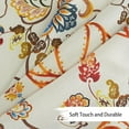 thumbnail image 3 of Fall Thanksgiving Tablecloth, Brown Paisley Pumpkin Rectangle Table Cloths 60 x 102 for Fall Harvest Festival Decorations, Perfect for Home Kitchen Dinner Party Holiday Picnic Table Cover, 3 of 6