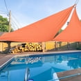 thumbnail image 4 of JingChun Clearance Under $2.00 10ft Triangles Waterproof Sun Shade Sails Canopys Awning Shelter U V Blockage Water Resistants Outdoor Backyard Patio Garden Carport, 4 of 8