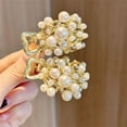 thumbnail image 4 of Sparkling Metal High Ponytail Clip Secure Fixing Hair Barrettes for Women Elegant Hairpin Accessories, 4 of 8