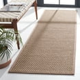 thumbnail image 2 of SAFAVIEH Natural Fiber Jaye Solid Runner Rug, Natural/Grey, 2'6" x 12', 2 of 8