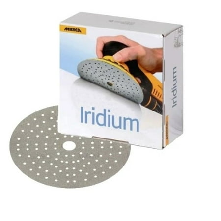 UPC: 0842028103383 | Mirka Iridium 6In Grip 121H 120 Grit 50 Discs/box