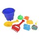 thumbnail image 3 of Haloppe 7Pcs/Set Kids Sand Beach Castle Bucket Spade Shovel Rake Model Water Tools Toy, 3 of 5