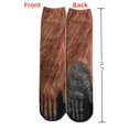 thumbnail image 2 of 3 pairs Animal Paw Socks 3D Printed Crew Length Furry Cute Art Cartoon Colorful Unisex Teens Kids Ape, 2 of 2