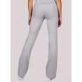 thumbnail image 4 of SUNSIOM Women High Waist Pants Solid Color Micro-Flared Pants Slim Trousers Spring Fall Casual Sweatpants Bottoms, 4 of 10