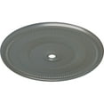 thumbnail image 3 of 51 1/8"OD x 3 5/8"ID x 1 1/2"P Nevio Ceiling Medallion (Fits Canopies up to 4 3/4"), Hand-Painted Silver, 3 of 6