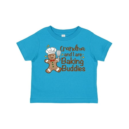 

Inktastic Grandma and I Are Baking Buddies Gift Toddler Boy or Toddler Girl T-Shirt