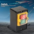 thumbnail image 2 of Push Button Switch,AC 220V/380V 10A Waterproof Power Control On Off Button Machine Tool Switch Machine Tool Edition, 2 of 5