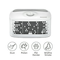 Honeywell Air Purifiers for Home, 465 Sq Ft, Tabletop, Reduces Dust, Pollen, Pet Dander, Odors, Compact Allergen Reducer, White HHT270
