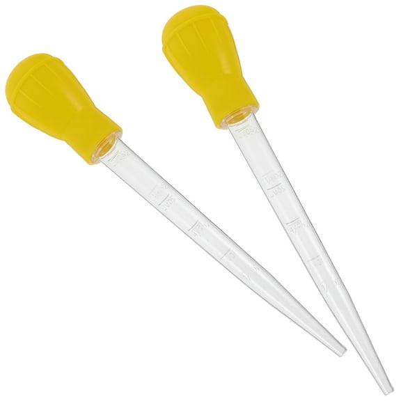 MLINS 2pcs Cooking Injector for Meat Oil Control Barbecue Oil Applicator Suction Baster Meat Baster Cooking Grilling Baster Outdoor BBQ Frying Baking Family Gatherings Picnics