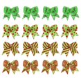 thumbnail image 3 of Adornos navideños Lazos Decoración navideña Coronas resistentes Adornos de lazo para Navidad 16 piezas, 3 of 9